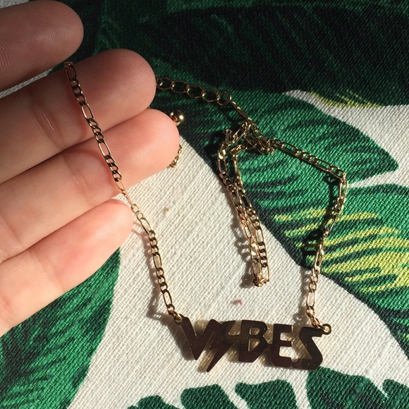 Fígaro chain “vibez” necklace & bracelet - Picture 2 of 5